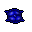 Small Blue Pillow