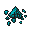 Turquoise Fireworks Powder